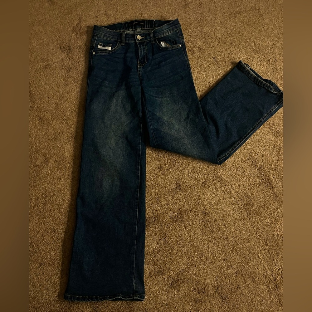 Straight leg jeans